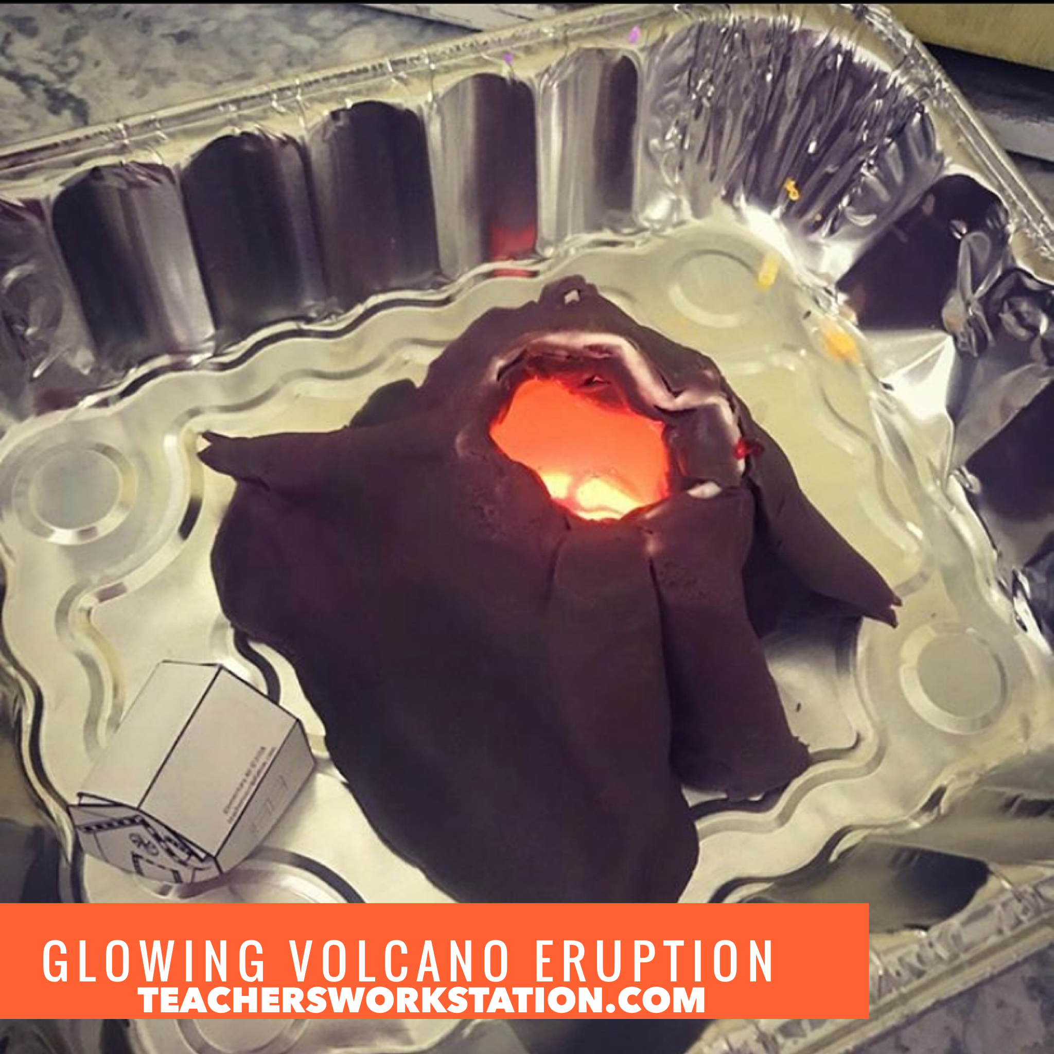 Glowing Volcano Eruption – Science Experiments for Kids