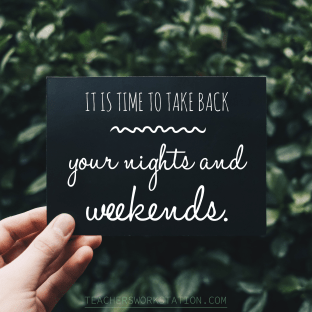 Teacher Tip: How to leave work on time every day